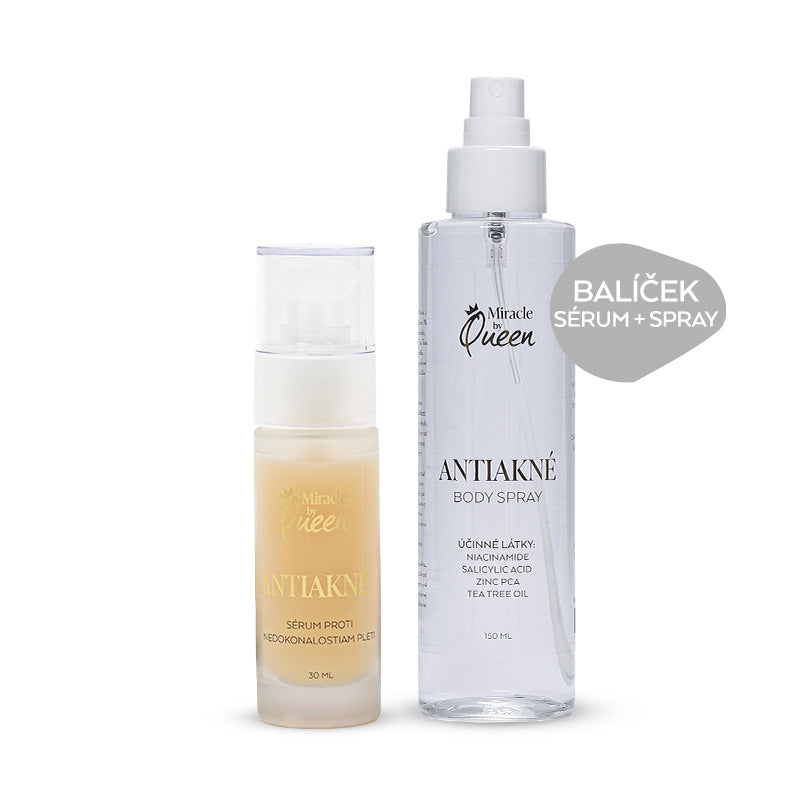 Antiakné balíček (sérum + body sprej) by Plačková